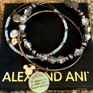 Set of 3 Disney Alex & Ani Bracelets